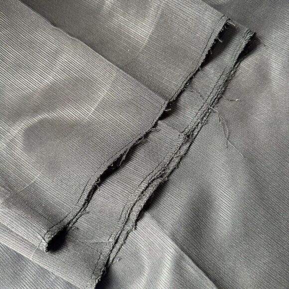 Calvin Klein Dress Pants Mens 36x32 (37x30.5) Black Flat Front Mid Rise Adult - Picture 4 of 9